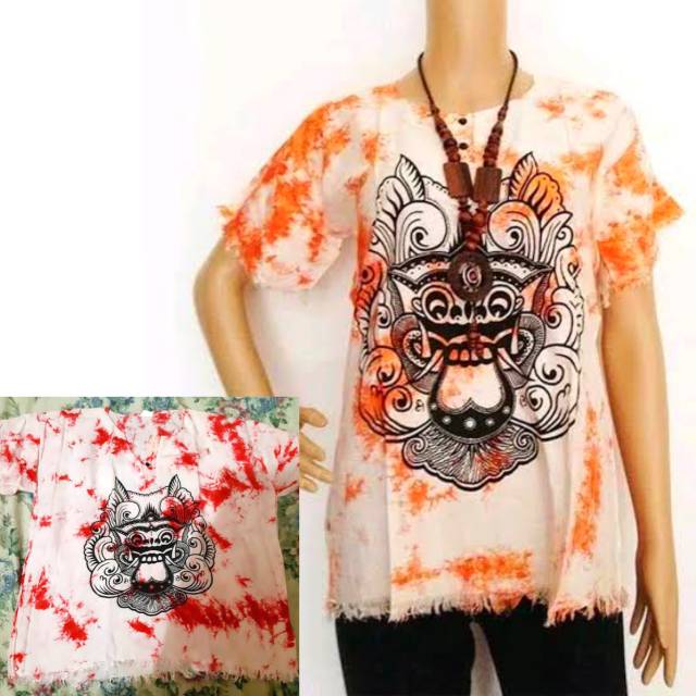 Baju Barong Kaos Pantai Motif Mega Kaos Barong Bali Grosir