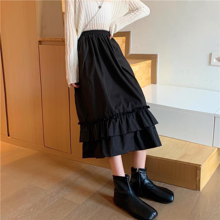 Rok Ruffle Midi [M001]