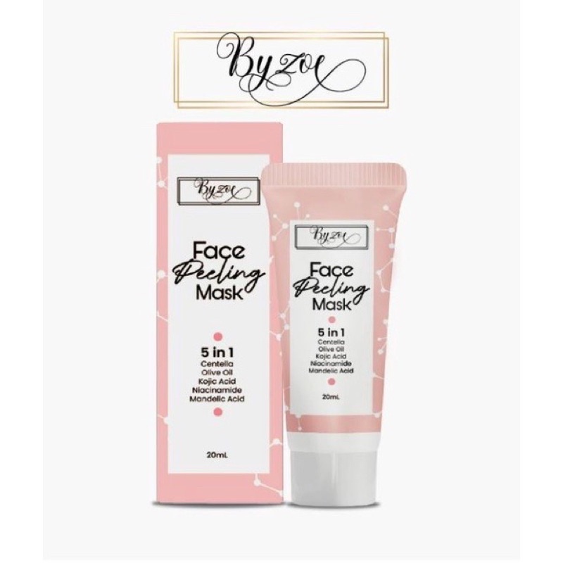 BYZOE 5IN1 FACE PEELING MASK &amp; 7IN1 FACE SPRAY BY BYZOE