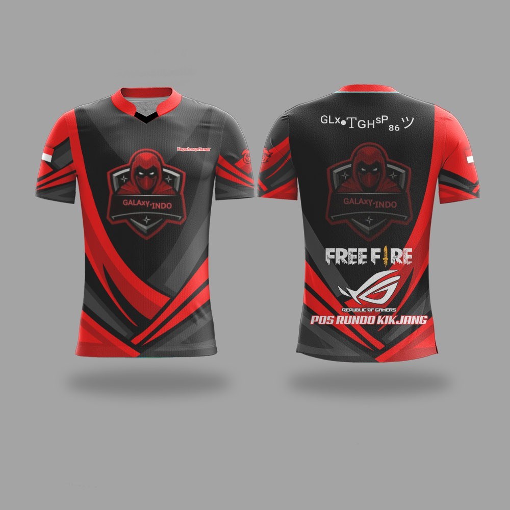  Contoh  Baju Esport  Free Fire BAJUKU