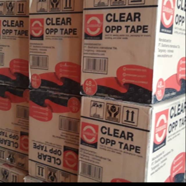 

Lakban DAIMARU CLEAR OPP TAPE 48mm x 90Yard 1dus isi 36 roll
