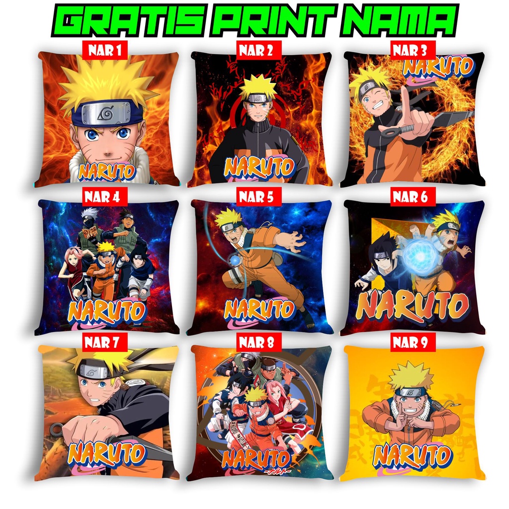 BANTAL NARUTO / BANTAL ANIME / BANTAL KARTUN