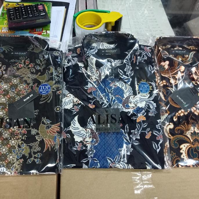 Alisan kemeja batik lengan pendek reguler & slimfit