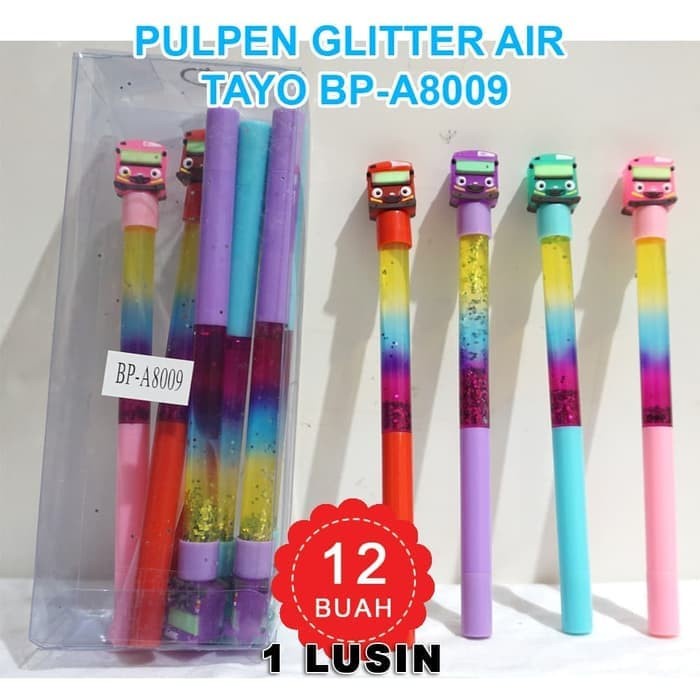 

Pulpen Glitter Air Tayo BP-A8009 - 1 lusin