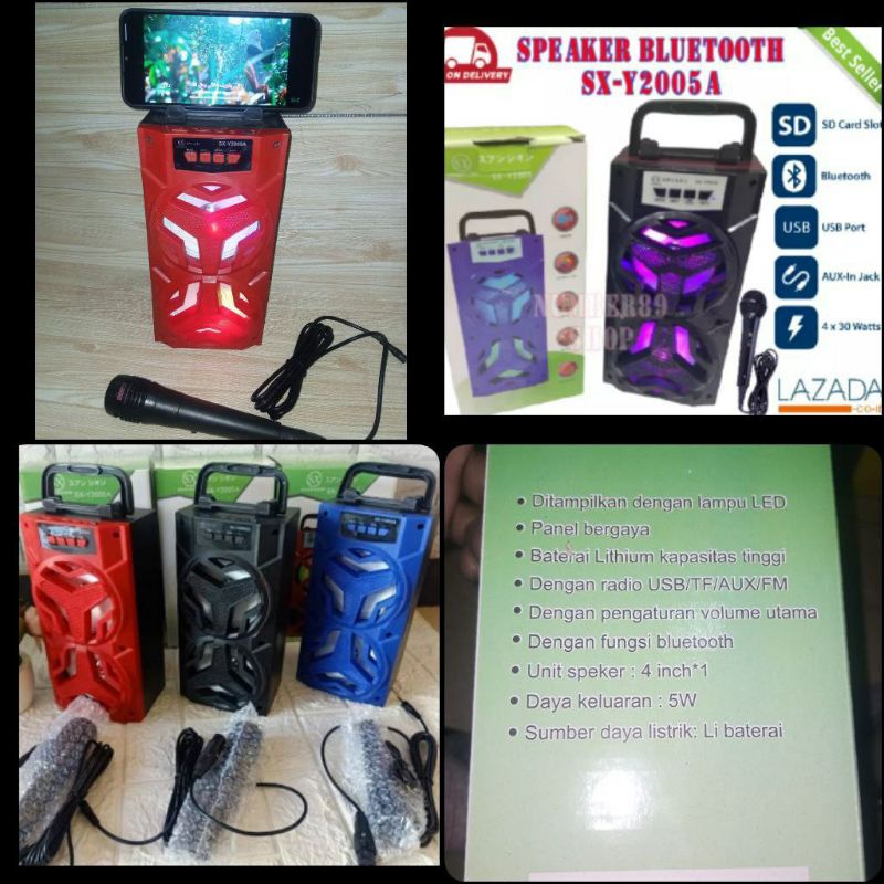 SPEAKER BLUETOOTH SX Y2005