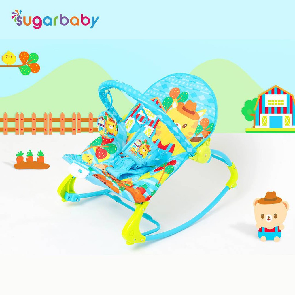 [Bouncer bayi Indonesia] Bouncer sugarbaby MY ROCKER SUGAR BABY 3 STAGES BABY BOUCHER