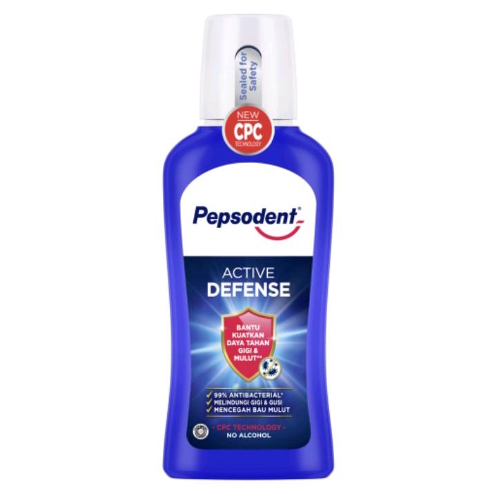 Pepsodent Mouthwash Active Defense &amp; Siwak Mouthwash 150ml/300ml