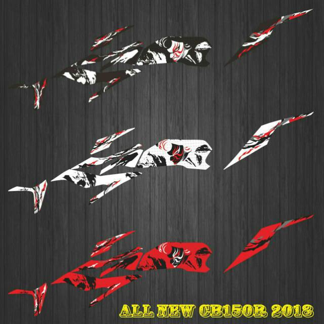  Stiker  Fariasi Honda ALL NEW Cb150R Kabuki 2018 Shopee 