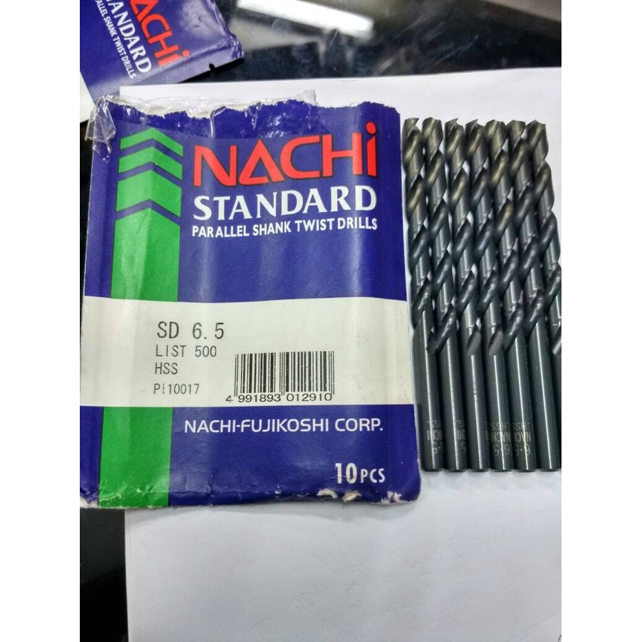 mata bor nachi 6,5 mm / nachi 6,5 mm / mata bor besi nachi 6,5 mm