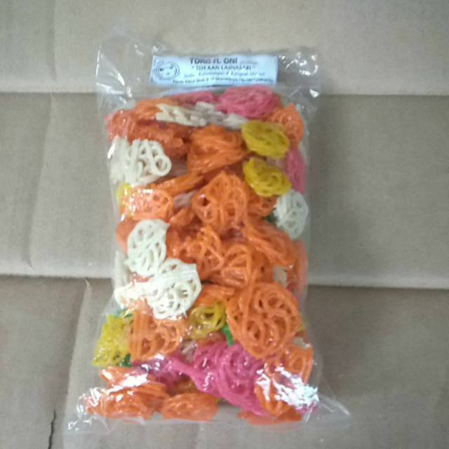 

kerupuk mawar mini warna