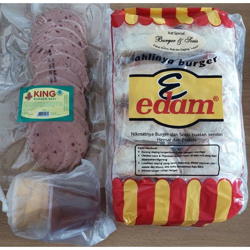 

Paket Burger Edam King