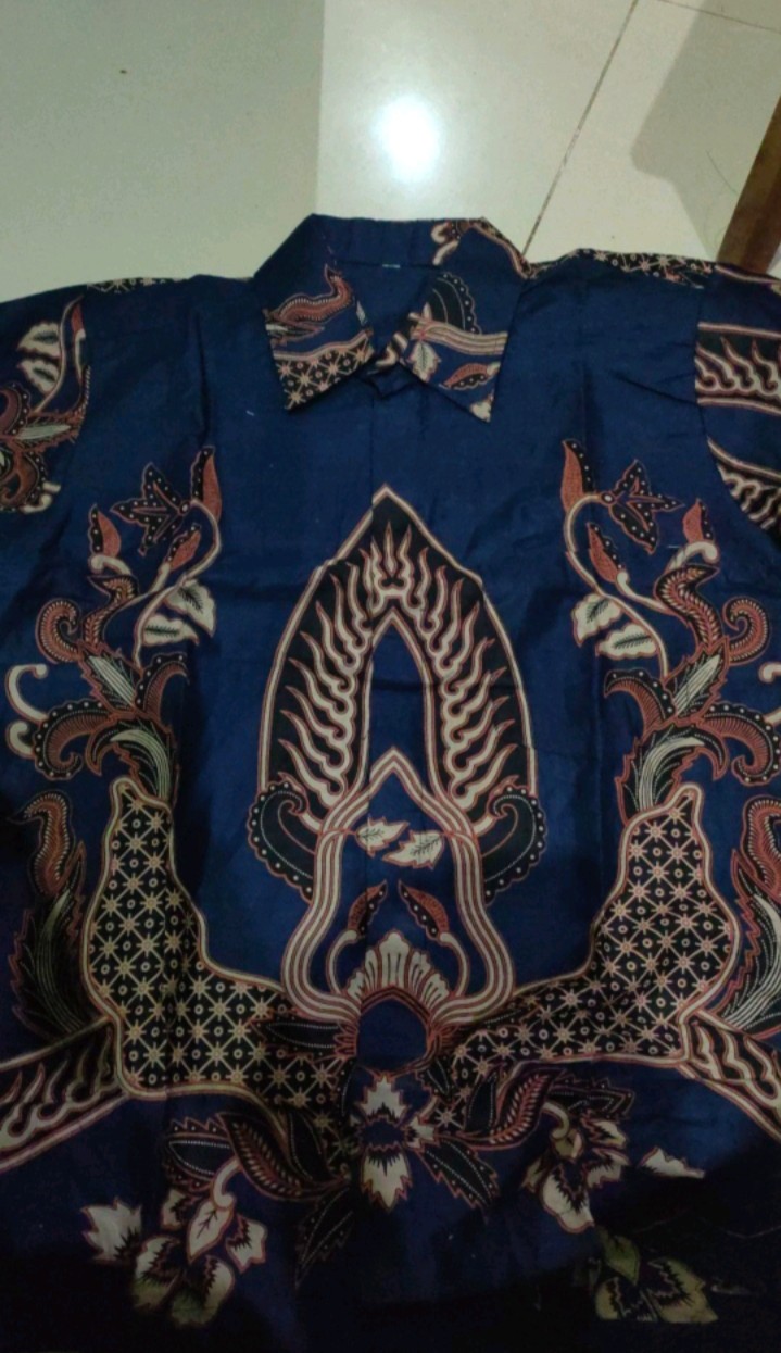 Kemeja Batik Lengan Panjang | Size M L Xl Bswart Batik Hrb026 Kenongo Kemeja Batik Lengan Panjang