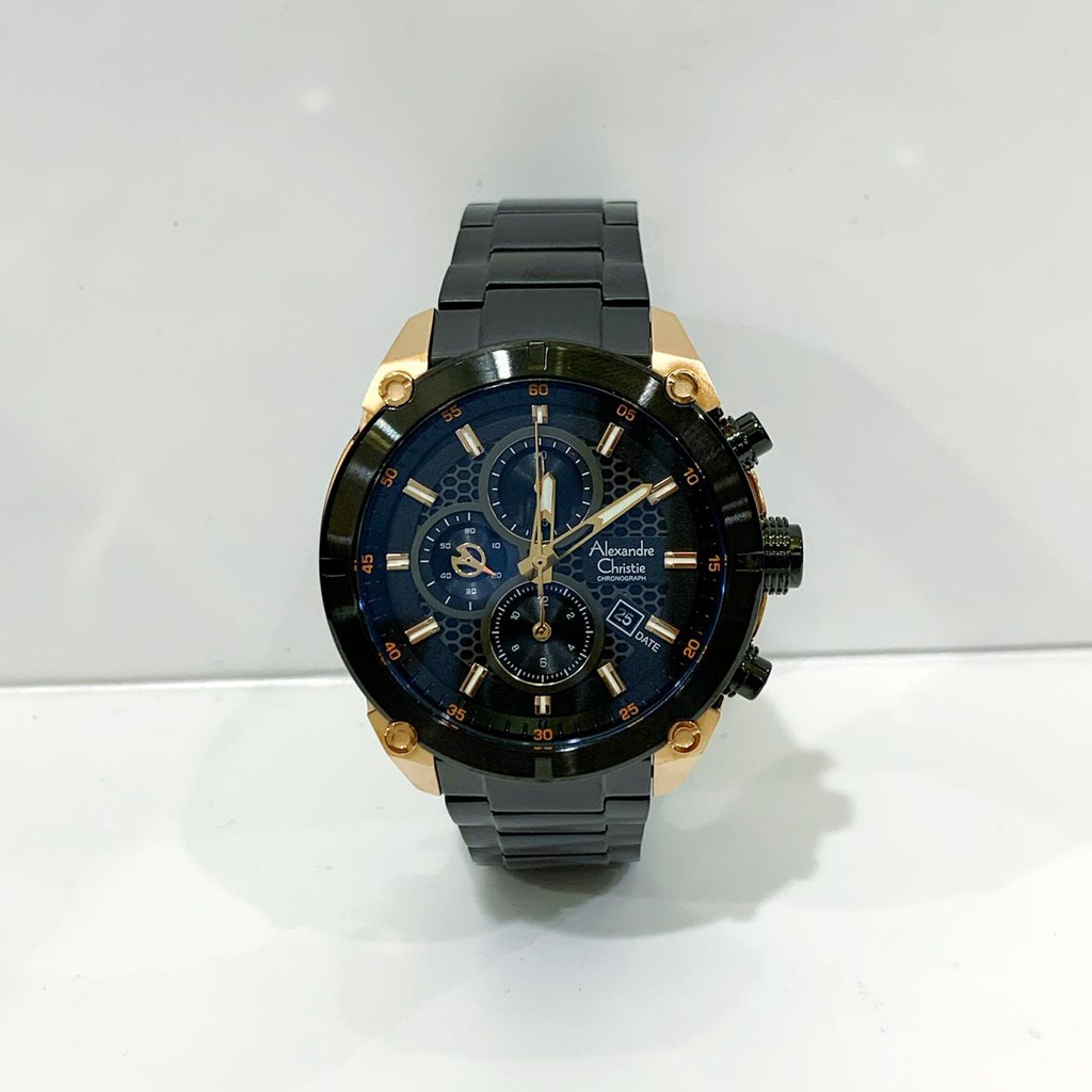 JAM TANGAN SPORT ALEXANDRE CHRISTIE AC6490 AC 6490 AC6490MC ORIGINAL ALEXANDER CHRISTIE ROSEGOLD