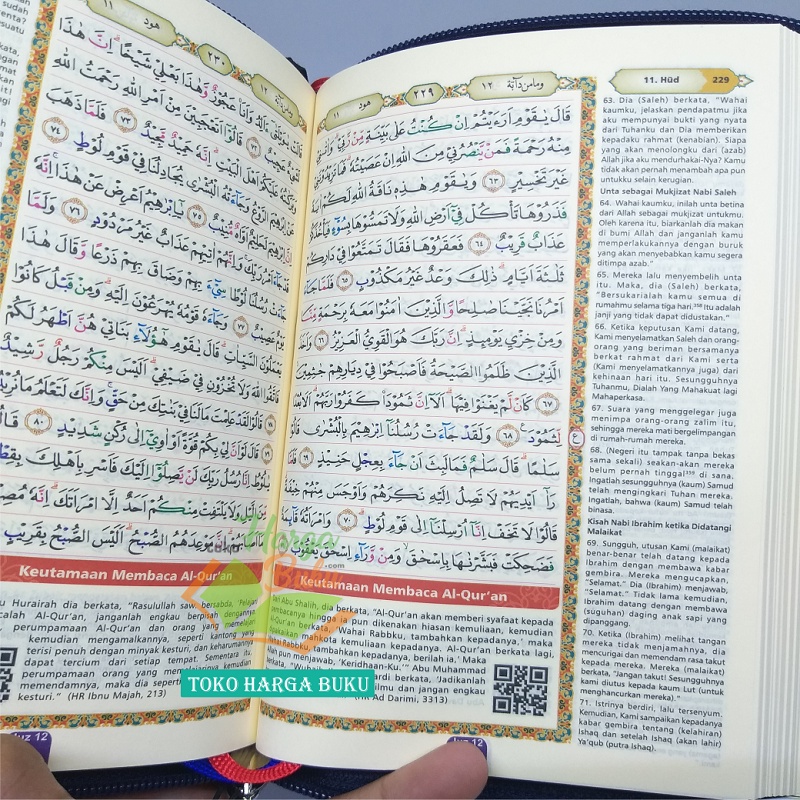 Al Quran Bukhara B6 Tajwid dan Terjemah Jaket Resleting Penerbit Syamil Quran