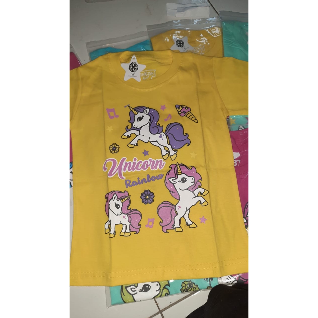 Kaos Anak Perempuan 1-7 Tahun Kaos Anak Cewe Kaos Anak Murah