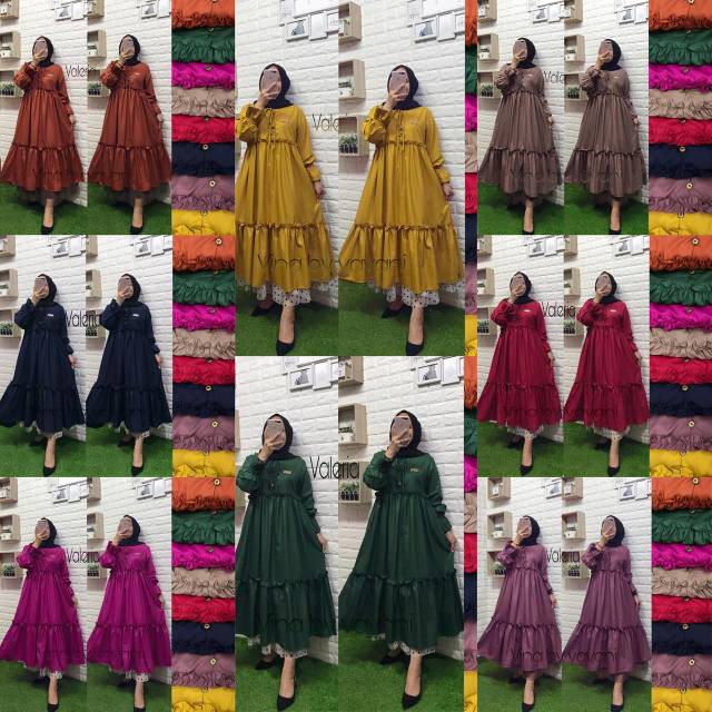 PAKAIAN WANITA TUNIK STYLE KEKINIAN BARU / Valeria tunik terbaru original vina by Vavani / vina
