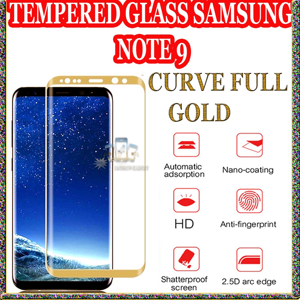TEMPERED GLASS SAMSUNG NOTE 9 CURVE SAMSUNG NOTE 4  SAMSUNG S10 LITE CURVE  SAMSUNG S5  SAMSUNG G900 ANTI GORES KACA TEMPER GLASS