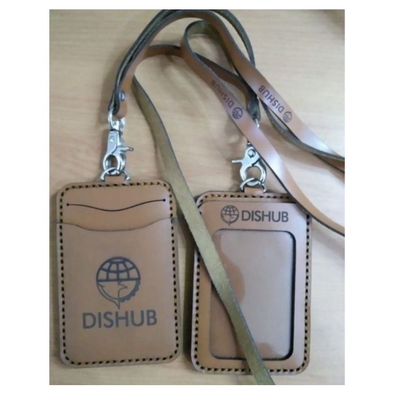 

Nametag Id Card Holder dishub coklat