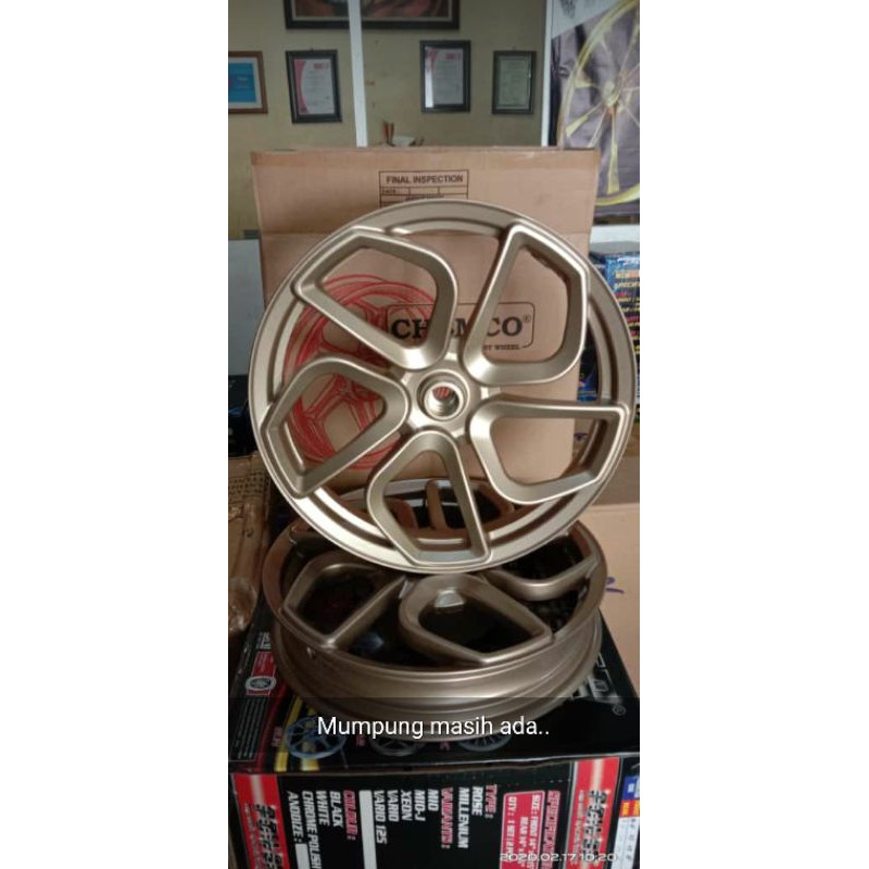 velg Chemco Fino 125 - mio M3 - soul gt 125 - mio S 125 - x ride 125 - Mio z 125