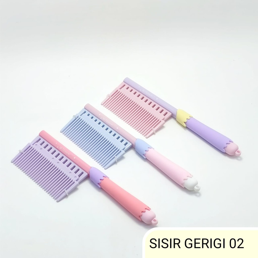 [WS] Sisir Gerigi lepas pasang / Sisir Bermotif