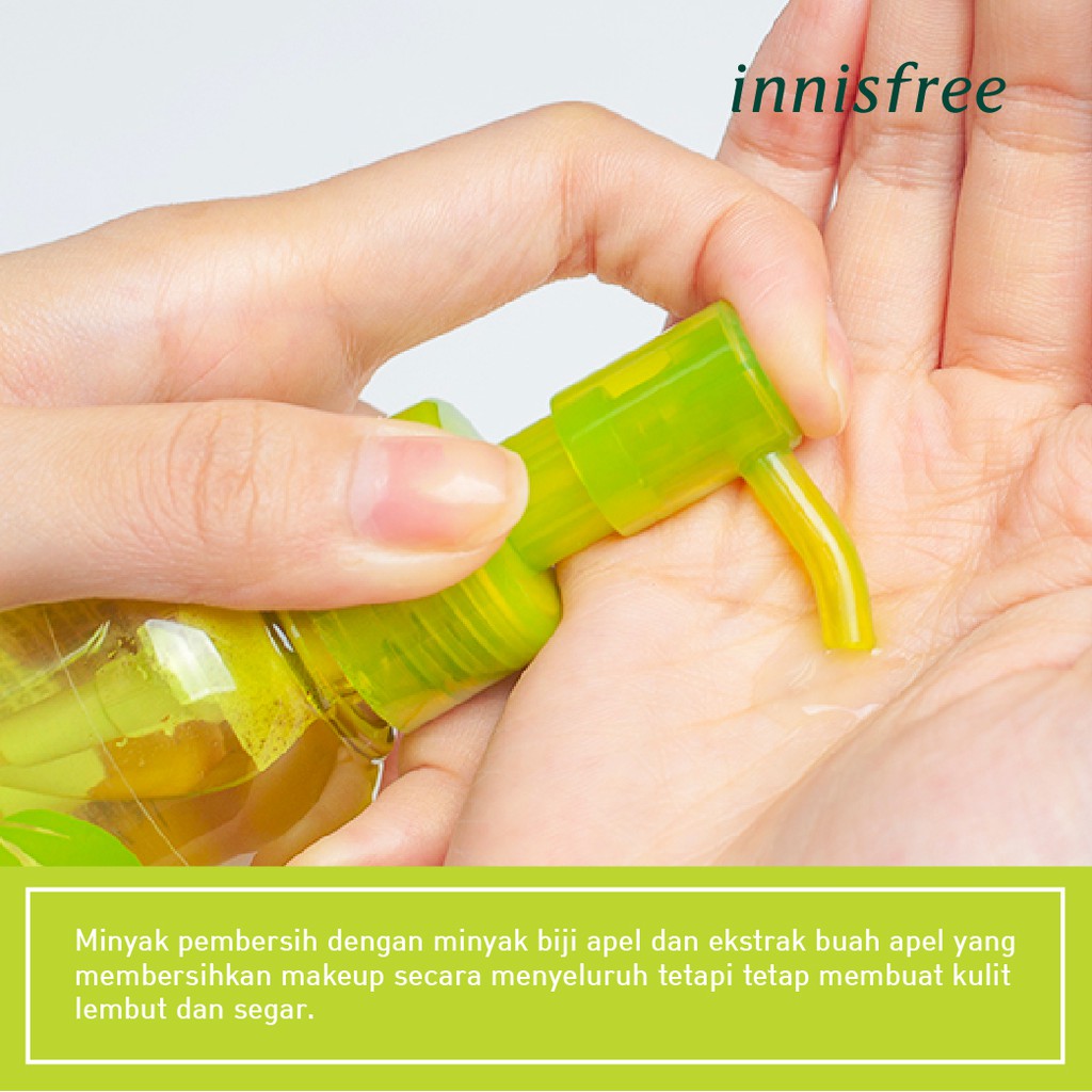 Innisfree Apple Seed Cleansing Oil 150ml - Cleansing Oil untuk Menghapus Makeup dan Kotoran