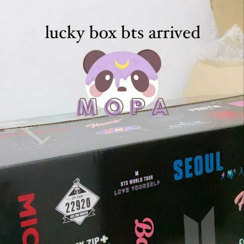 [READY] bts sharing lucky box official wings tour dvd house of bts boy with luv pop up fortune box t