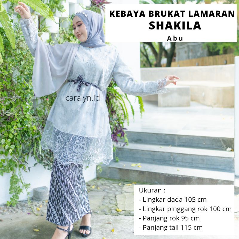 KEBAYA BRUKAT LAMARAN SHAKILA KEBAYA SET TERBARU CARALYN.ID