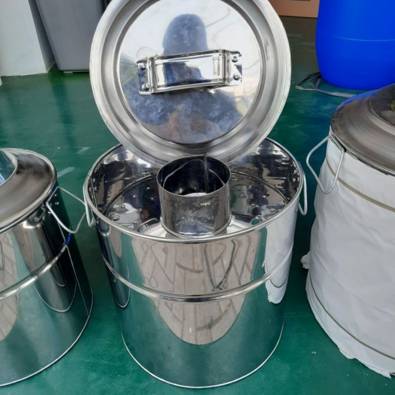 STAINLESS - Dandang Bakso / Panci Bakso Uk 30-32-35Cm Stainless (30-35-40Liter)