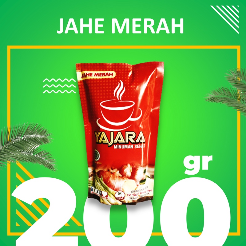 

Jahe Merah Plus Serei Minuman Sehat Berat 200 Gram