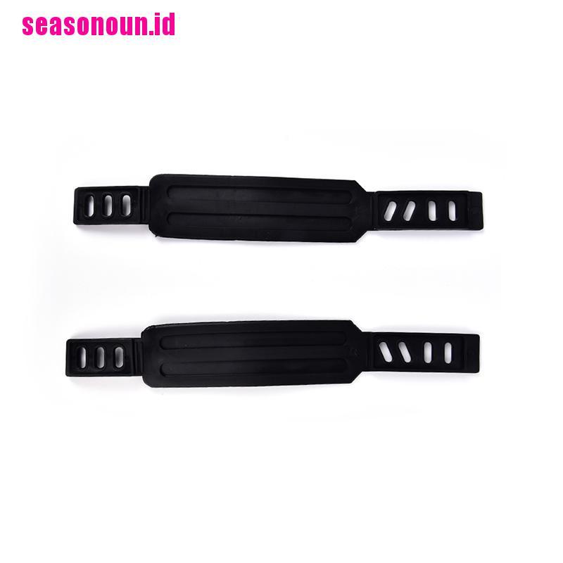 (seasonoun) 1 Pasang Strap Pedal Sepeda Untuk Fitness