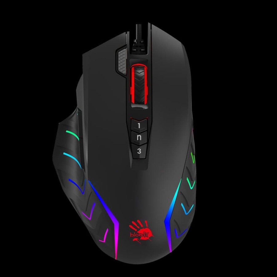 BLOODY J95s RGB 2-fire Ultra Core Activated Gaming Mouse