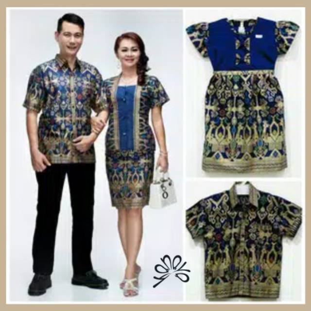 Dress batik sarimbit couple rok blus batik keluarga