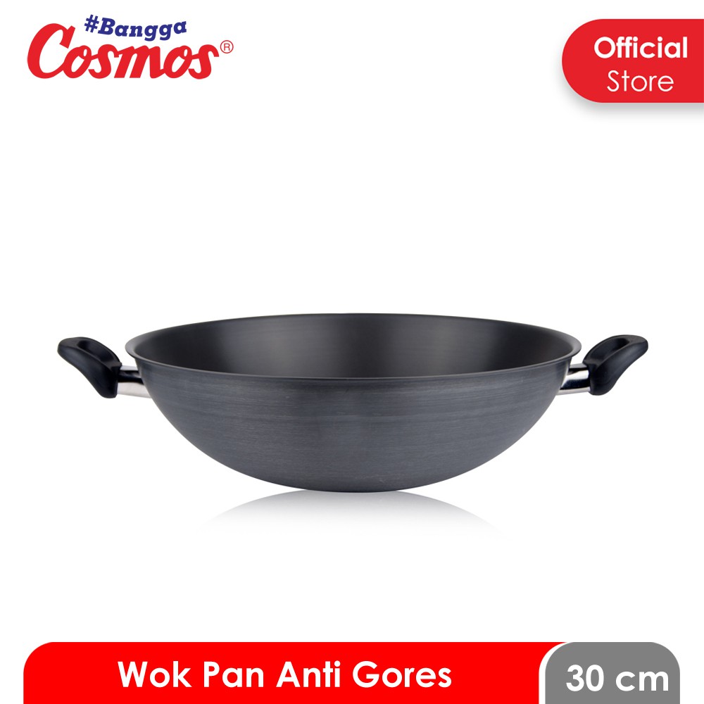 Cosmos Harmond CW 30 H F- Anti Scratch Wok Pan 30 cm