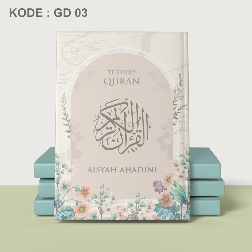 Kado Al Quran Custom Nama Tajwid Hafalan AlQuran Hampers Wisuda Ulang Tahun Pernikahan Mahar