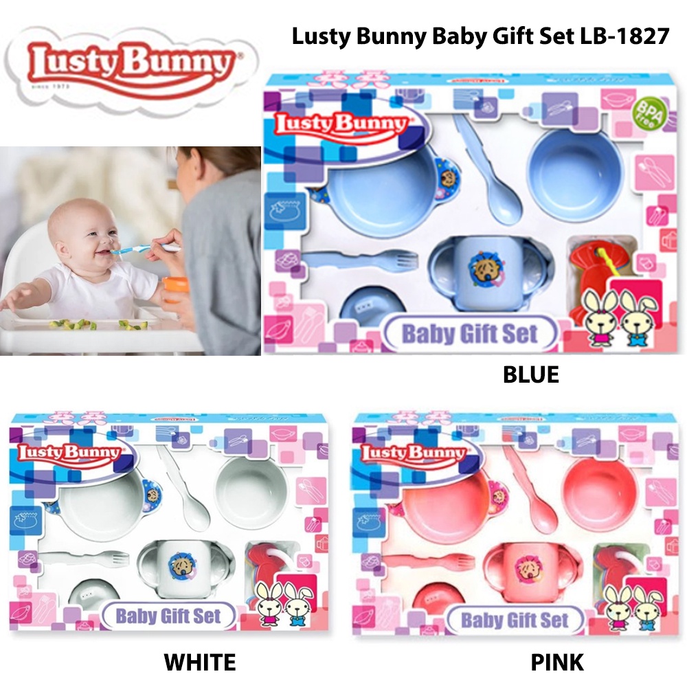 Lusty Bunny Baby Gift Set LB-1827 Food Maker Feeding set Paket Kado Bayi