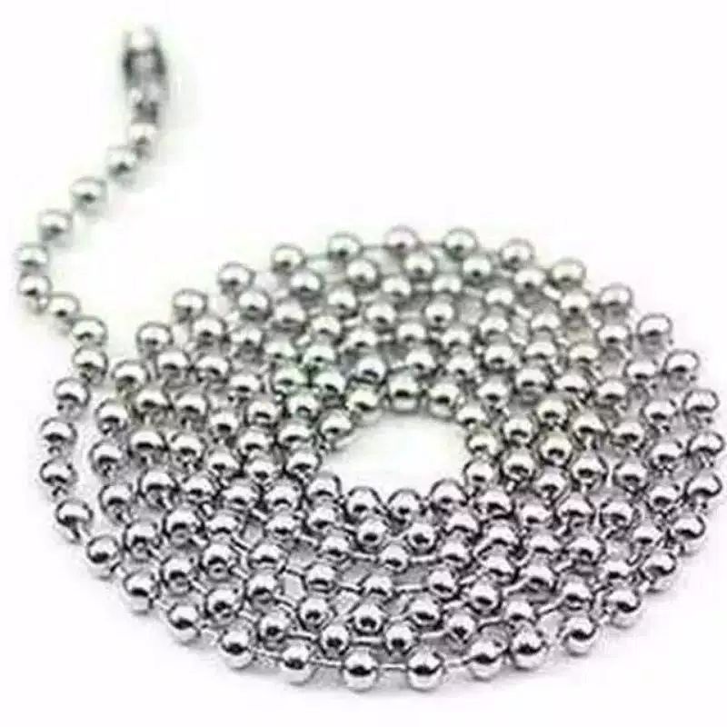 Kalung biji lada Titanium Liontin Peluru
