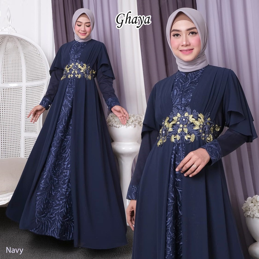 Gamis Pesta Premium Wanita Ghaya