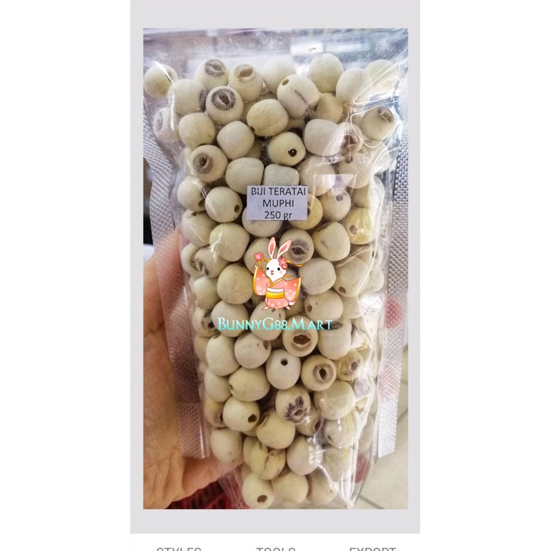 

BIJI TERATAI MUPHI 250gr/LIANZHI/LIENCI/LIANZHI/LIEN CI/LOTUS SEED