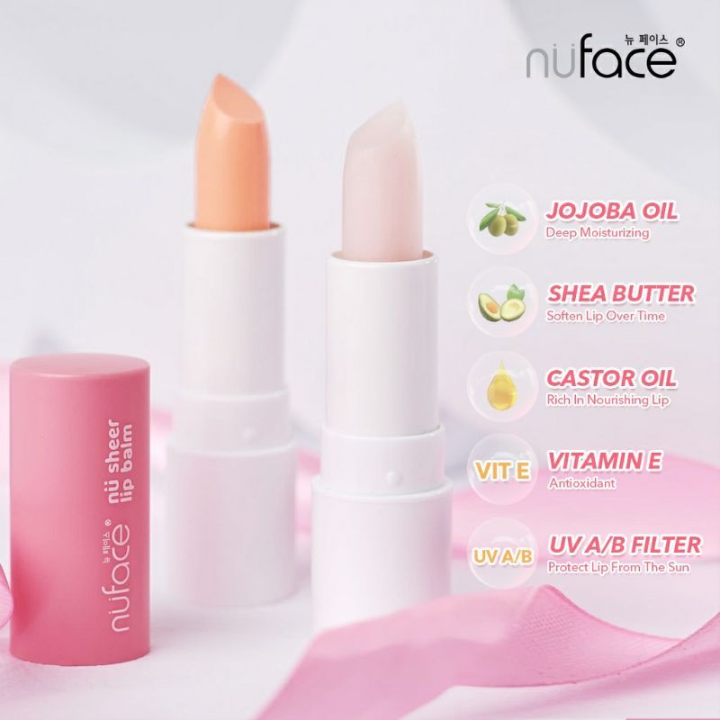 Nu Face Lip Balm / Nu Sheer Lip Balm 3,5gr