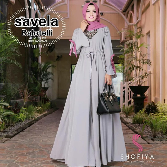 GAMIS SYARI ANNAJAH CAPUCCINO 900GR 110 140 ALLSIZE GAMIS SYARI BUSUI CADAR CREPE HQ POLOS MURAH I.