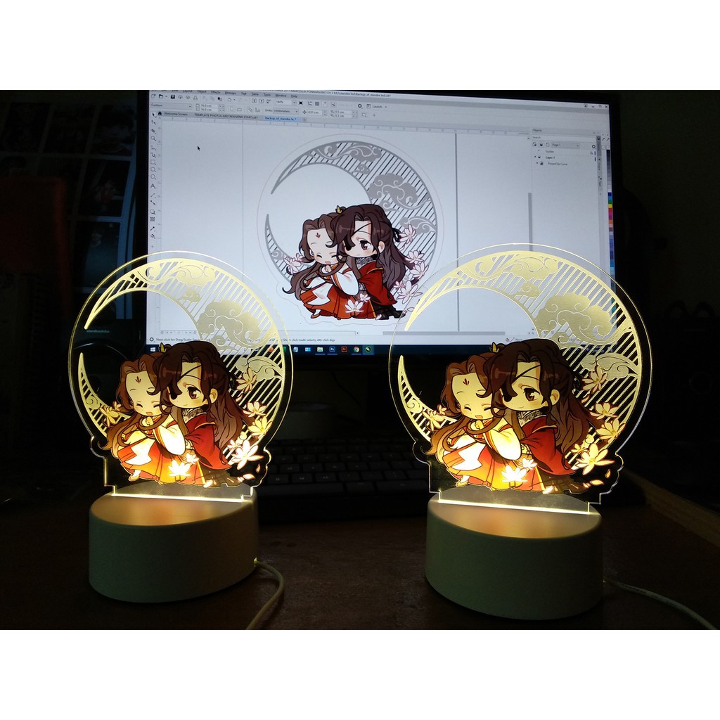 CUSTOM STANDEE ACRYLIC LED / CUSTOM LAMPU AKRILIK