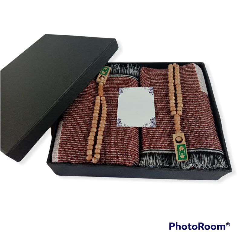 SAJADAH PERNIKAHAN COUPLE GIFH BOX PREMIUM MEWAH  HADIAH KADO PERNIKAHAN / KADO NIKAHAN/ HAMPERS WED