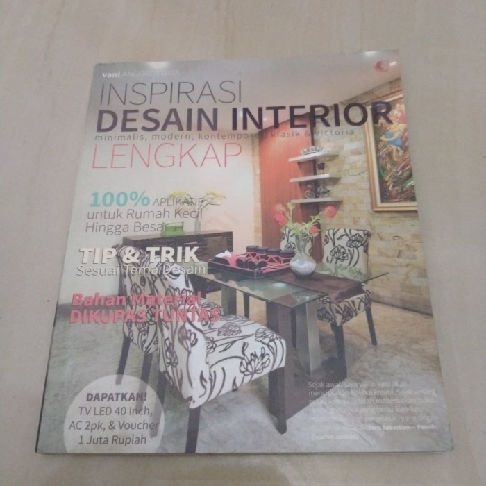 Buku inspirasi Desain Interior lengkap