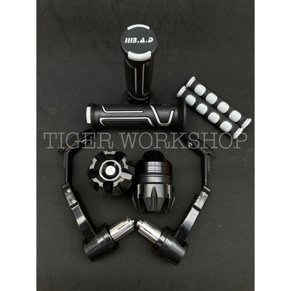 PAKET 4 ITEM HANDGRIP BAD ROBOT JALU AS NAGA PROGUARD ROBOT KARET HANDLE (Universal Semua Motor)