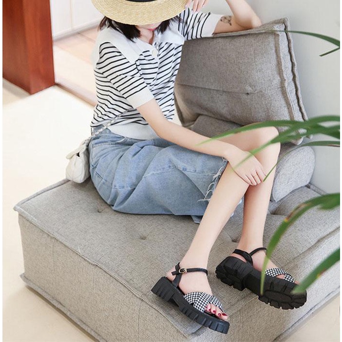 Cafana Sandal Wedges Import Wanita Verlin IMP-3026