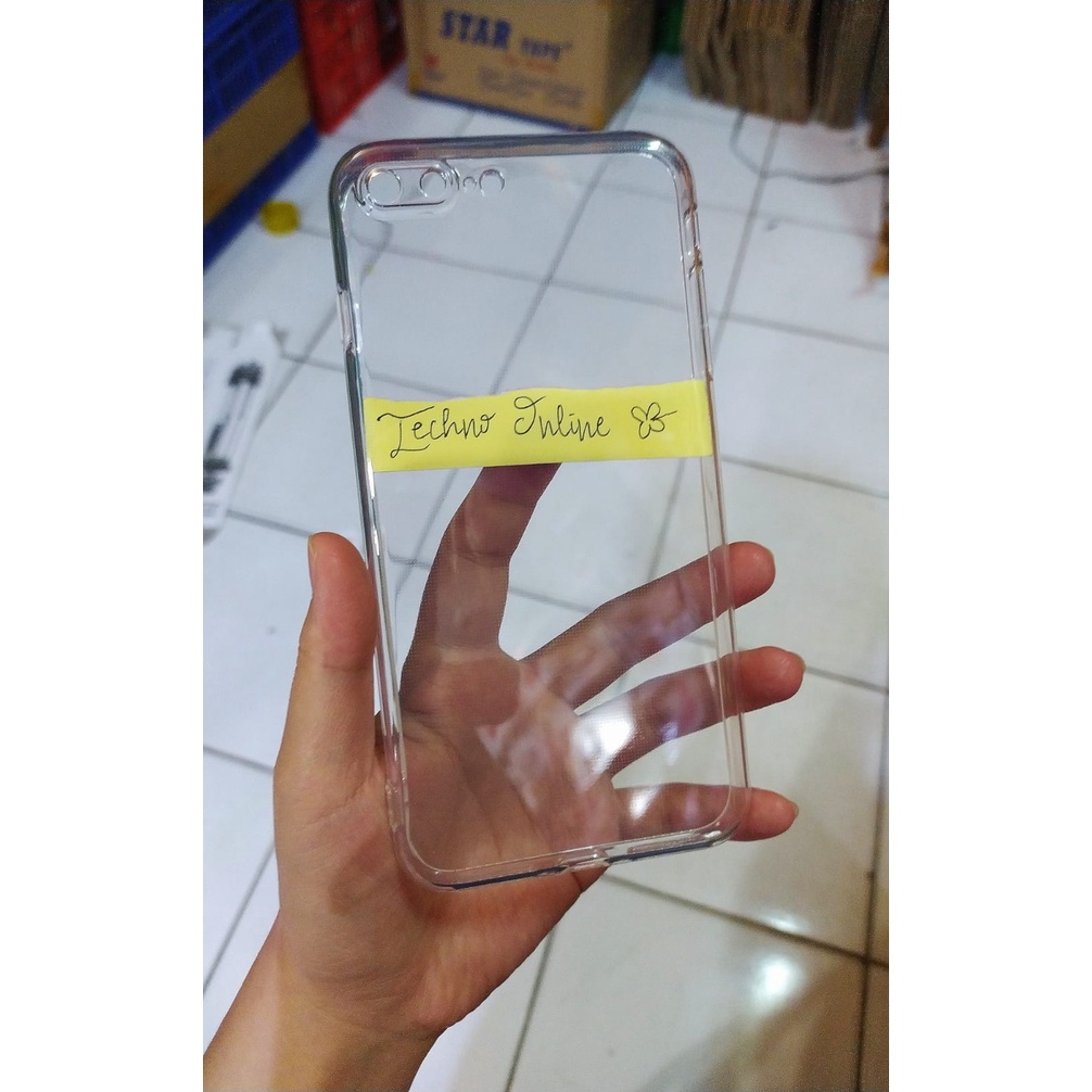 CLEAR CASE IPHONE 7 PLUS/8 PLUS HD TPU TRANSPARAN CLEAR SOFTCASE 2.0MM