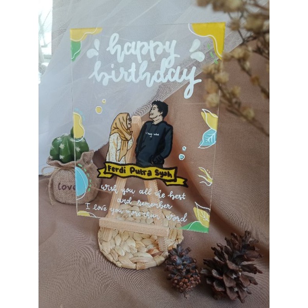 

KADO UNIK & CUSTOM [ACRYLIC WITH EASEL]