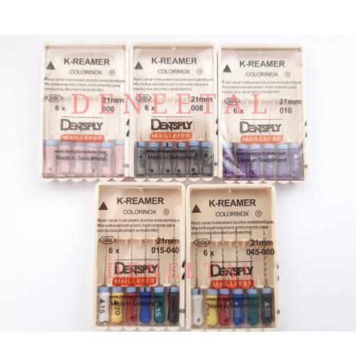 "'''] DENTSPLY K REAMER COLORINOX FOR ENDODONTIC TREATMENT ENDO FILE