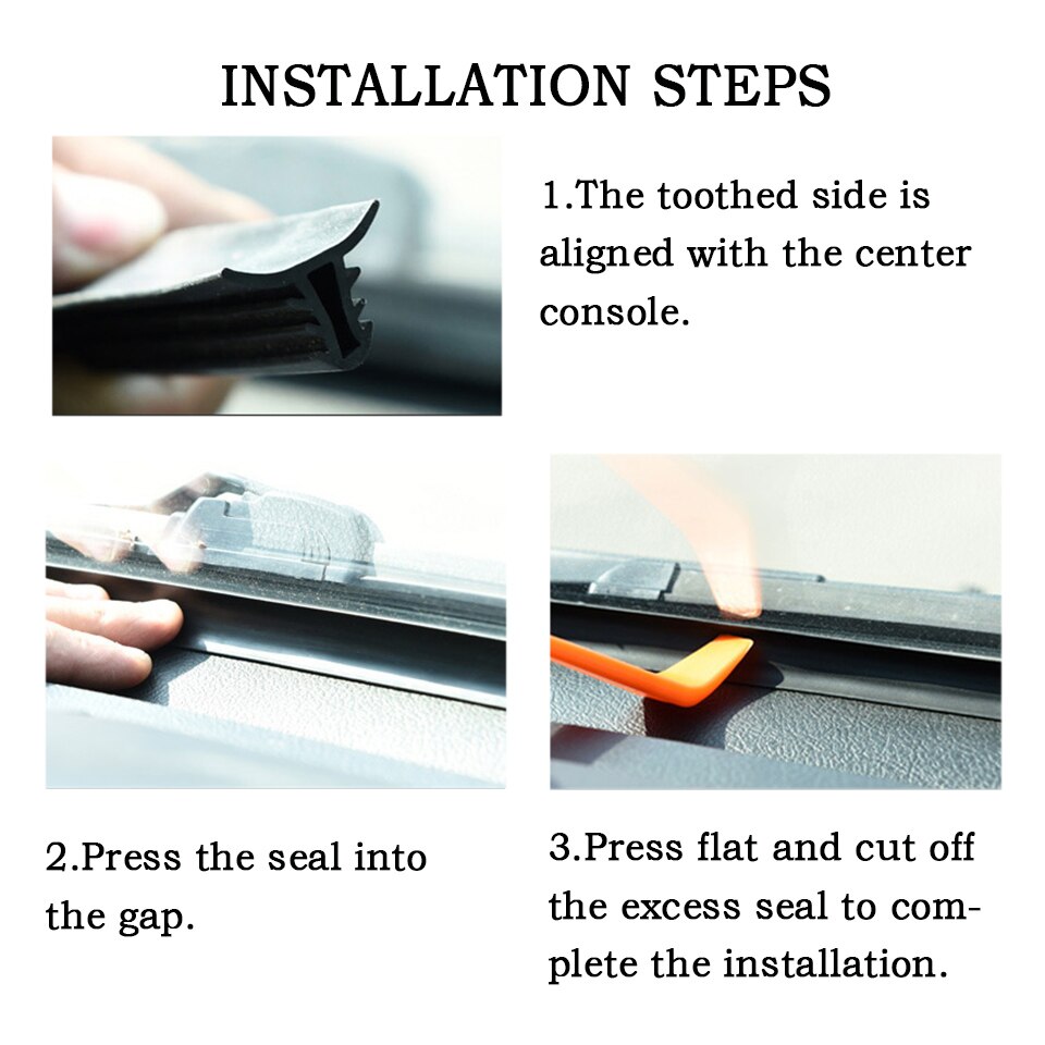 Dashboard Mobil Sealing Strip Karet Strip Isolasi Suara Aksesoris Mobil