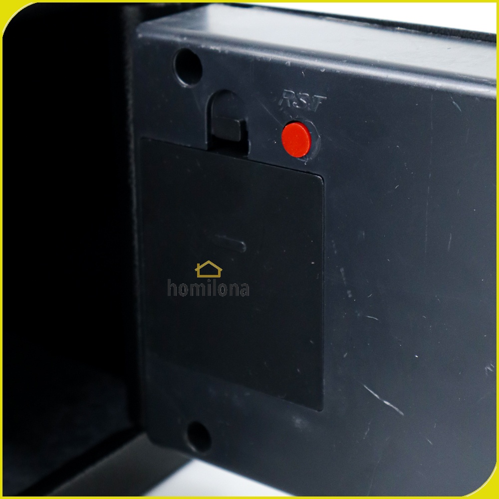 Kotak Brankas Hotel Mini Electric Password Deposit Box with Lubang Celengan 4.6L - TaffGUARD 17E - Black